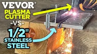 This Cheap Vevor Plasma Cutter can cut 1/2