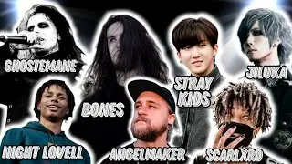 Реакция на Stray Kids, Ghostemane, Scarlxrd, Night Lovell, Bones, Angelmaker, Spiritbox, Jiluka и др