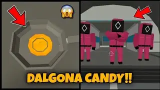 😱 HOW TO MAKE SQUID GAME DALGONA CANDY IN CHICKEN GUN!!