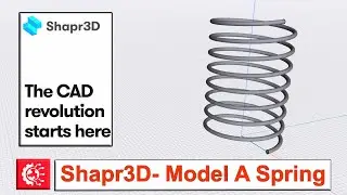Shapr3D- Draw A Spring