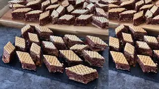 Chocolate Nut Wafer Delight|| Čokoladna Obladna sa Orašastim Plodovima|| Easy No bake Dessert Recipe