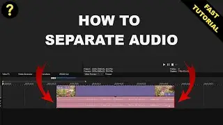 Vegas Pro: How to seperate/split/delete/audio in Vegas Pro (fast tutorial)
