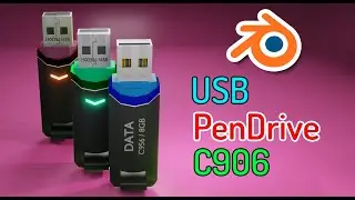 modeling USB drive | make a pen-drive modeling in Blender | Easy pen-drive modeling