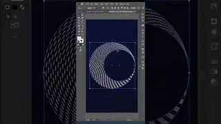 Abstract Spiral Circle in Illustrator 
