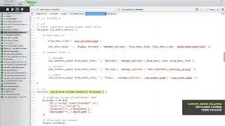 022 Core features Creating custom admin columns