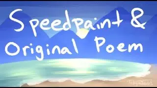 When heaven meets the edge of the dark deep sea - Art and Poetry