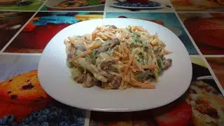 Салат с красной фасолью