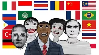 Friday Night Funkin' Nico’s Nextbots in different languages meme (FNF)