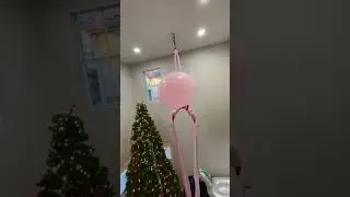 It popped it’s GIANT BALLOON!😨