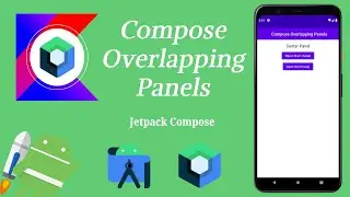 How to Make Compose Overlapping Panels in Jetpack Compose | Android | Kotlin | Make it Easy