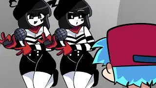 Friday Night Funkin’ (FNF) - MIME AND DASH FT. Bonbon and Chuchu Animation Battle