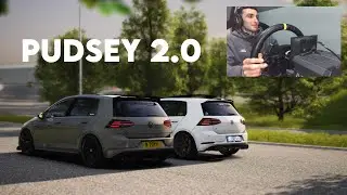Pudsey 2.0 MAP OUT NOW! Tayboost UK Assetto Corsa Street Racing Server | Steering Wheel Gameplay