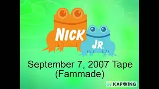 Nick Jr September 7, 2007 Tape (Fanmade) Link in Comment