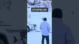 Хотели вытащить – оторвали пол-морды! ❄️🚗