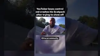 YOUTUBER CRASHES CAR AFTER SHOWING OFF!!😳🏎️💨 