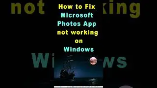 How to fix microsoft Photos app not working in Windows,