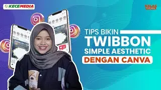 TIPS BIKIN TWIBBON SIMPLE AESTHETIC DENGAN CANVA || TWIBBON LEBARAN - KELAS TUTORIAL