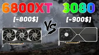 RX 6800 XT vs RTX 3080 | RTX 3080 vs RX 6800 XT | 1080P, 1440P, 4K Benchmarks