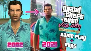 Grand Theft Auto: The Trilogy – The Definitive Edition-11 mins of Gta vice city game play + bugs.