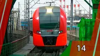 Городской электропоезд ЭС2Г-049 "Ласточка", станция МЦК Деловой Центр