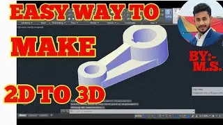 AutoCAD 3D || autocad 2d to 3d || Autocad 3d video || 3D Autocad video for beginners