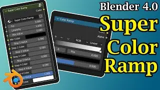 Super Color Ramp (Blender) | A Better & More Useful Node For Shader Editor & Geometry Node Editor