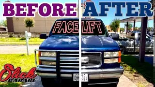New look for my OBS Silverado! #OBS #vlogs #chevy #houston