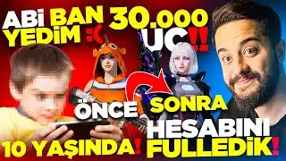 HESABINI BANLATTIĞIM 10 YAŞINDA İZLEYİCİMİN HESABINI FULLEDİK! (HERŞEYİ ALDIK) PUBG Mobile