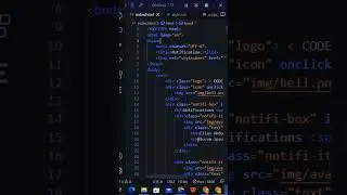 Notification button using css 