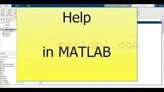 Help MATLAB