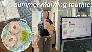 summer morning routine 2024 ☕️☀️🌷