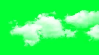 cloud green screen footage