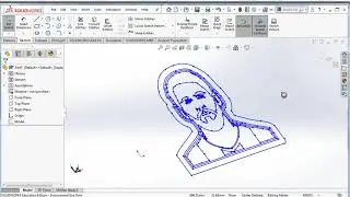 04b Import a DXF for Cookie Cutter - SolidWorks