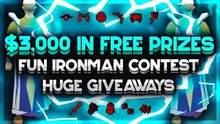 *FREE* $3000+ IN PRIZES?! | (CUSTOM RSPS IRONMAN CONTEST) - HUGE GIVEAWAYS - Myscape RSPS