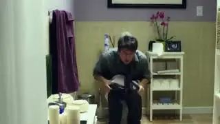 guy having a intense diarrhea