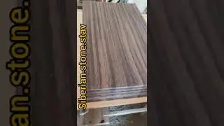 Не большой обзор гибкого камня, коричневый песчаник.