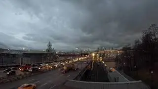 Timelapse on Third Road Ring & MCC | Таймплапс с площади возле РАН
