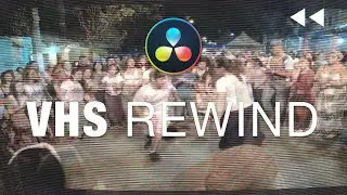RETRO VHS Effect in Davinci Resolve 16