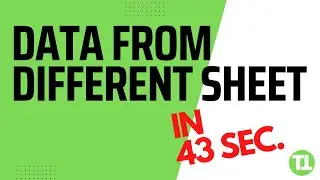 Get Data From A Different Sheet Explained in 43 Seconds 🤯 Google Sheets Excel #shorts #googlesheets