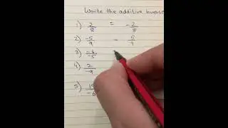 Find Additive inverse