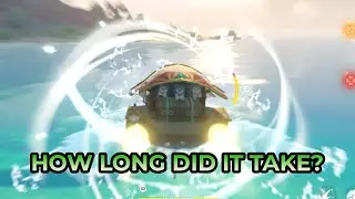 I got bored so I go around the Inazuma Islands using waverider | Genshin Impact