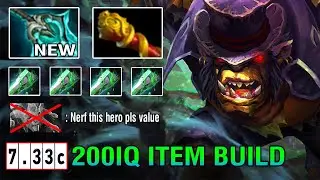 200IQ [Alchemist] Item Build Disperser vs Hot Meta Medusa Crazy Hitting Enemy Can't Run Dota2 7.33C