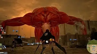 Colossal Titan & Armored Titan Final Boss Fight - Attack On Titan 2 Game (4K60fps)