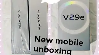 Vivo V29e Unboxing And first impressions 😲 50MP Eye AF Selfie, Artistic design & More #1m