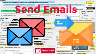 Send Emails | PDF Signing Software | Insert Signature On Pdf | Digital Signer | Pulkitsoft
