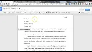 Google Docs - Different First Page Header