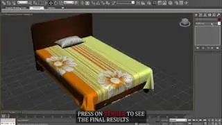 How to create bed with pillow and materials || 3Ds Max || For Beginners || Softorials