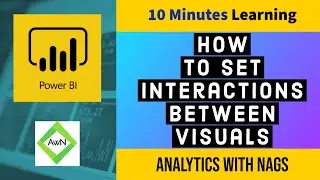 Power BI Tutorial (7/50) - How to set Interactions between Visuals