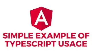 simple example of Typescript usage #typescript #angular