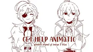 GET HELP ANIMATIC ;; genshin impact ft kaeya n diluc